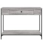 vidaXL Konsolentisch Grau Sonoma 100x34,5x75 cm Holzwerkstoff vidaXL Konsolentisch Grau Sonoma 100x34,5x75 cm Holzwerkstoff
