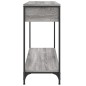 vidaXL Konsolentisch Grau Sonoma 100x34,5x75 cm Holzwerkstoff vidaXL Konsolentisch Grau Sonoma 100x34,5x75 cm Holzwerkstoff