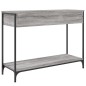 vidaXL Konsolentisch Grau Sonoma 100x34,5x75 cm Holzwerkstoff vidaXL Konsolentisch Grau Sonoma 100x34,5x75 cm Holzwerkstoff