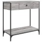 vidaXL Konsolentisch Grau Sonoma 75x34,5x75 cm Holzwerkstoff vidaXL Konsolentisch Grau Sonoma 75x34,5x75 cm Holzwerkstoff