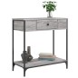vidaXL Konsolentisch Grau Sonoma 75x34,5x75 cm Holzwerkstoff vidaXL Konsolentisch Grau Sonoma 75x34,5x75 cm Holzwerkstoff