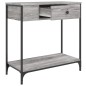 vidaXL Konsolentisch Grau Sonoma 75x34,5x75 cm Holzwerkstoff vidaXL Konsolentisch Grau Sonoma 75x34,5x75 cm Holzwerkstoff