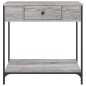 vidaXL Konsolentisch Grau Sonoma 75x34,5x75 cm Holzwerkstoff vidaXL Konsolentisch Grau Sonoma 75x34,5x75 cm Holzwerkstoff