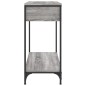 vidaXL Konsolentisch Grau Sonoma 75x34,5x75 cm Holzwerkstoff vidaXL Konsolentisch Grau Sonoma 75x34,5x75 cm Holzwerkstoff