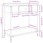 vidaXL Konsolentisch Grau Sonoma 75x34,5x75 cm Holzwerkstoff vidaXL Konsolentisch Grau Sonoma 75x34,5x75 cm Holzwerkstoff