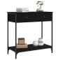 vidaXL Konsolentisch Schwarz 75x34,5x75 cm Holzwerkstoff vidaXL Konsolentisch Schwarz 75x34,5x75 cm Holzwerkstoff
