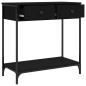 vidaXL Konsolentisch Schwarz 75x34,5x75 cm Holzwerkstoff vidaXL Konsolentisch Schwarz 75x34,5x75 cm Holzwerkstoff