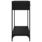 vidaXL Konsolentisch Schwarz 75x34,5x75 cm Holzwerkstoff vidaXL Konsolentisch Schwarz 75x34,5x75 cm Holzwerkstoff
