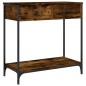 vidaXL Konsolentisch Räuchereiche 75x34,5x75 cm Holzwerkstoff vidaXL Konsolentisch Räuchereiche 75x34,5x75 cm Holzwerkstoff