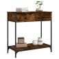vidaXL Konsolentisch Räuchereiche 75x34,5x75 cm Holzwerkstoff vidaXL Konsolentisch Räuchereiche 75x34,5x75 cm Holzwerkstoff
