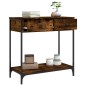 vidaXL Konsolentisch Räuchereiche 75x34,5x75 cm Holzwerkstoff vidaXL Konsolentisch Räuchereiche 75x34,5x75 cm Holzwerkstoff