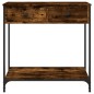 vidaXL Konsolentisch Räuchereiche 75x34,5x75 cm Holzwerkstoff vidaXL Konsolentisch Räuchereiche 75x34,5x75 cm Holzwerkstoff