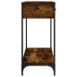 vidaXL Konsolentisch Räuchereiche 75x34,5x75 cm Holzwerkstoff vidaXL Konsolentisch Räuchereiche 75x34,5x75 cm Holzwerkstoff