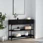 vidaXL Konsolentisch Schwarz 100x25x75 cm Holzwerkstoff vidaXL Konsolentisch Schwarz 100x25x75 cm Holzwerkstoff