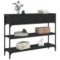 vidaXL Konsolentisch Schwarz 100x25x75 cm Holzwerkstoff vidaXL Konsolentisch Schwarz 100x25x75 cm Holzwerkstoff