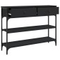 vidaXL Konsolentisch Schwarz 100x25x75 cm Holzwerkstoff vidaXL Konsolentisch Schwarz 100x25x75 cm Holzwerkstoff