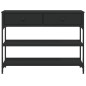 vidaXL Konsolentisch Schwarz 100x25x75 cm Holzwerkstoff vidaXL Konsolentisch Schwarz 100x25x75 cm Holzwerkstoff