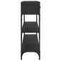 vidaXL Konsolentisch Schwarz 100x25x75 cm Holzwerkstoff vidaXL Konsolentisch Schwarz 100x25x75 cm Holzwerkstoff