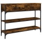 vidaXL Konsolentisch Räuchereiche 100x25x75 cm Holzwerkstoff