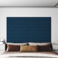 vidaXL Wandpaneele 12 Stk. Blau 90x15 cm Samt 1,62 m² vidaXL Wandpaneele 12 Stk. Blau 90x15 cm Samt 1,62 m²