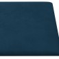 vidaXL Wandpaneele 12 Stk. Blau 90x15 cm Samt 1,62 m² vidaXL Wandpaneele 12 Stk. Blau 90x15 cm Samt 1,62 m²