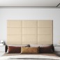 vidaXL Wandpaneele 12 Stk. Creme 60x30 cm Stoff 2,16 m² vidaXL Wandpaneele 12 Stk. Creme 60x30 cm Stoff 2,16 m²