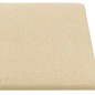vidaXL Wandpaneele 12 Stk. Creme 60x30 cm Stoff 2,16 m² vidaXL Wandpaneele 12 Stk. Creme 60x30 cm Stoff 2,16 m²
