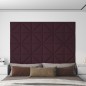 vidaXL Wandpaneele 12 Stk. Lila 30x30 cm Stoff 0,54 m² vidaXL Wandpaneele 12 Stk. Lila 30x30 cm Stoff 0,54 m²