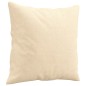 vidaXL Zierkissen 2 Stk. Creme 40x40 cm Stoff vidaXL Zierkissen 2 Stk. Creme 40x40 cm Stoff