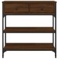 vidaXL Konsolentisch Braun Eichen-Optik 72,5x25x75 cm Holzwerkstoff vidaXL Konsolentisch Braun Eichen-Optik 72,5x25x75 cm Holzwerkstoff