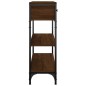 vidaXL Konsolentisch Braun Eichen-Optik 72,5x25x75 cm Holzwerkstoff vidaXL Konsolentisch Braun Eichen-Optik 72,5x25x75 cm Holzwerkstoff