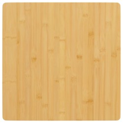 vidaXL Tischplatte 40x40x4 cm Bambus