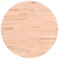 vidaXL Tischplatte Ø50x1,5 cm Rund Massivholz Buche vidaXL Tischplatte Ø50x1,5 cm Rund Massivholz Buche