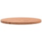 vidaXL Tischplatte Ø50x2,5 cm Rund Massivholz Buche vidaXL Tischplatte Ø50x2,5 cm Rund Massivholz Buche