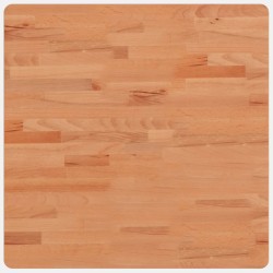 vidaXL Tischplatte 60x60x2,5 cm Quadratisch Massivholz Buche