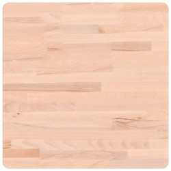 vidaXL Tischplatte 50x50x2,5 cm Quadratisch Massivholz Buche