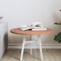 vidaXL Tischplatte Ø50x1,5 cm Rund Massivholz Buche vidaXL Tischplatte Ø50x1,5 cm Rund Massivholz Buche