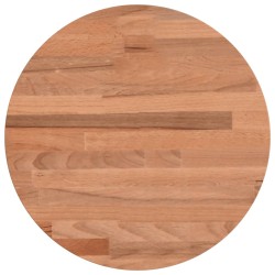 vidaXL Tischplatte Ø30x2,5 cm Rund Massivholz Buche