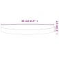 vidaXL Tischplatte Ø30x2,5 cm Rund Massivholz Buche vidaXL Tischplatte Ø30x2,5 cm Rund Massivholz Buche