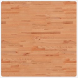 vidaXL Tischplatte 90x90x4 cm Quadratisch Massivholz Buche