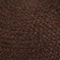 Handgefertigter Sitzpuff Braun 40 x 45 cm Jute Handgefertigter Sitzpuff Braun 40 x 45 cm Jute