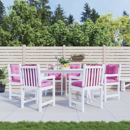vidaXL Gartenstuhlauflagen für Niedriglehner 6 Stk. Rosa 100x50x7 cm