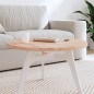 vidaXL Tischplatte Ø70x2,5 cm Rund Massivholz Buche vidaXL Tischplatte Ø70x2,5 cm Rund Massivholz Buche