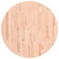 vidaXL Tischplatte Ø70x2,5 cm Rund Massivholz Buche vidaXL Tischplatte Ø70x2,5 cm Rund Massivholz Buche
