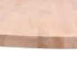 vidaXL Tischplatte Ø70x2,5 cm Rund Massivholz Buche vidaXL Tischplatte Ø70x2,5 cm Rund Massivholz Buche