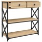 vidaXL Konsolentisch Sonoma-Eiche 75x28x75 cm Holzwerkstoff vidaXL Konsolentisch Sonoma-Eiche 75x28x75 cm Holzwerkstoff