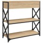 vidaXL Konsolentisch Sonoma-Eiche 75x28x75 cm Holzwerkstoff vidaXL Konsolentisch Sonoma-Eiche 75x28x75 cm Holzwerkstoff
