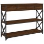 vidaXL Konsolentisch Braun Eichen-Optik 100x28x75 cm Holzwerkstoff vidaXL Konsolentisch Braun Eichen-Optik 100x28x75 cm Holzwerkstoff