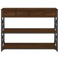 vidaXL Konsolentisch Braun Eichen-Optik 100x28x75 cm Holzwerkstoff vidaXL Konsolentisch Braun Eichen-Optik 100x28x75 cm Holzwerkstoff