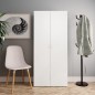 vidaXL Schuhschrank Weiß 80x35,5x180 cm Holzwerkstoff vidaXL Schuhschrank Weiß 80x35,5x180 cm Holzwerkstoff